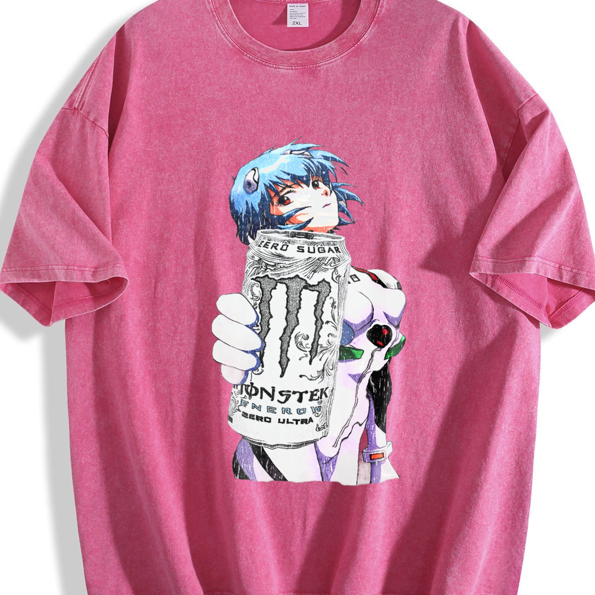 Rei Ayanami X Monster Vintage Washed T-Shirt product image 7