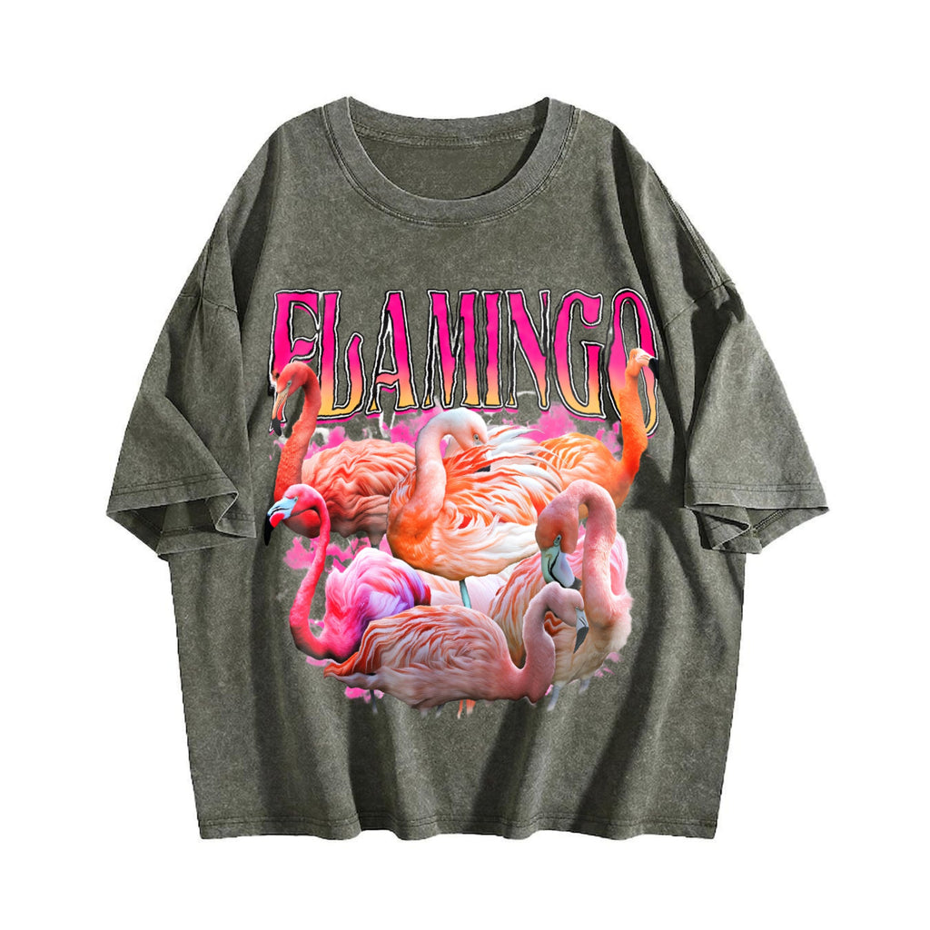 Flamingo Vintage Washed T-Shirt product image 4