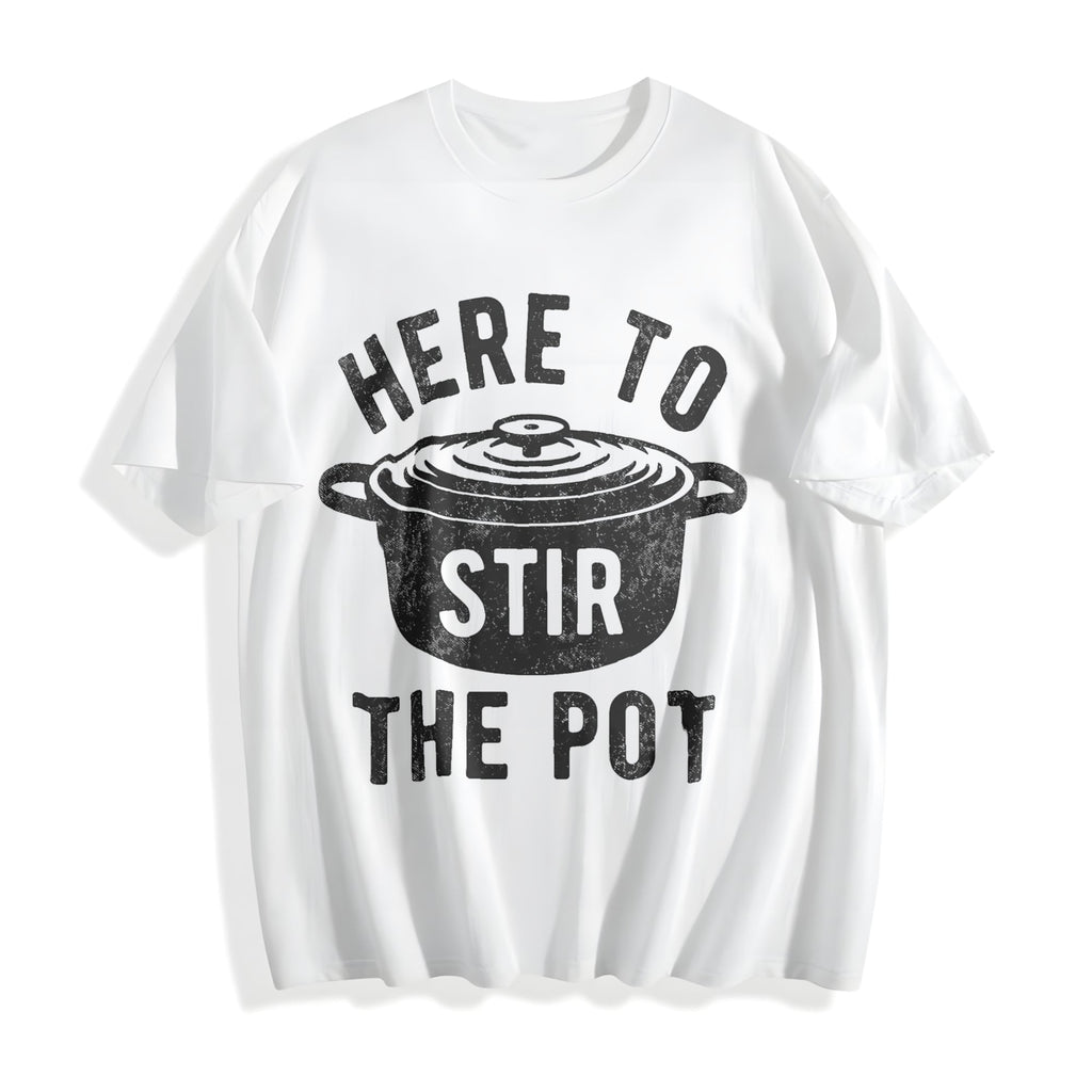 Here To Stir The Pot Funny Thanksgiving Dinner Cooking product image 2