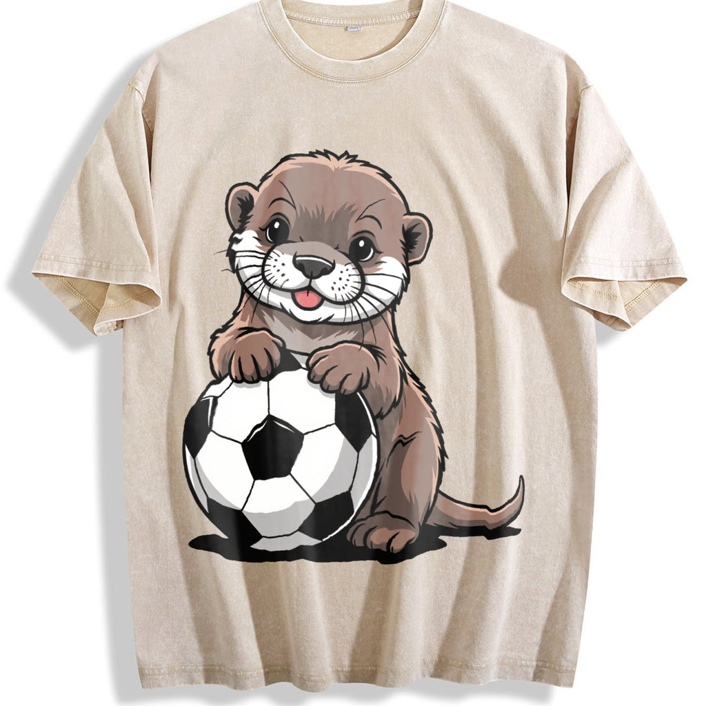 Global Soccer Fan Vintage Washed T-Shirt product image 1