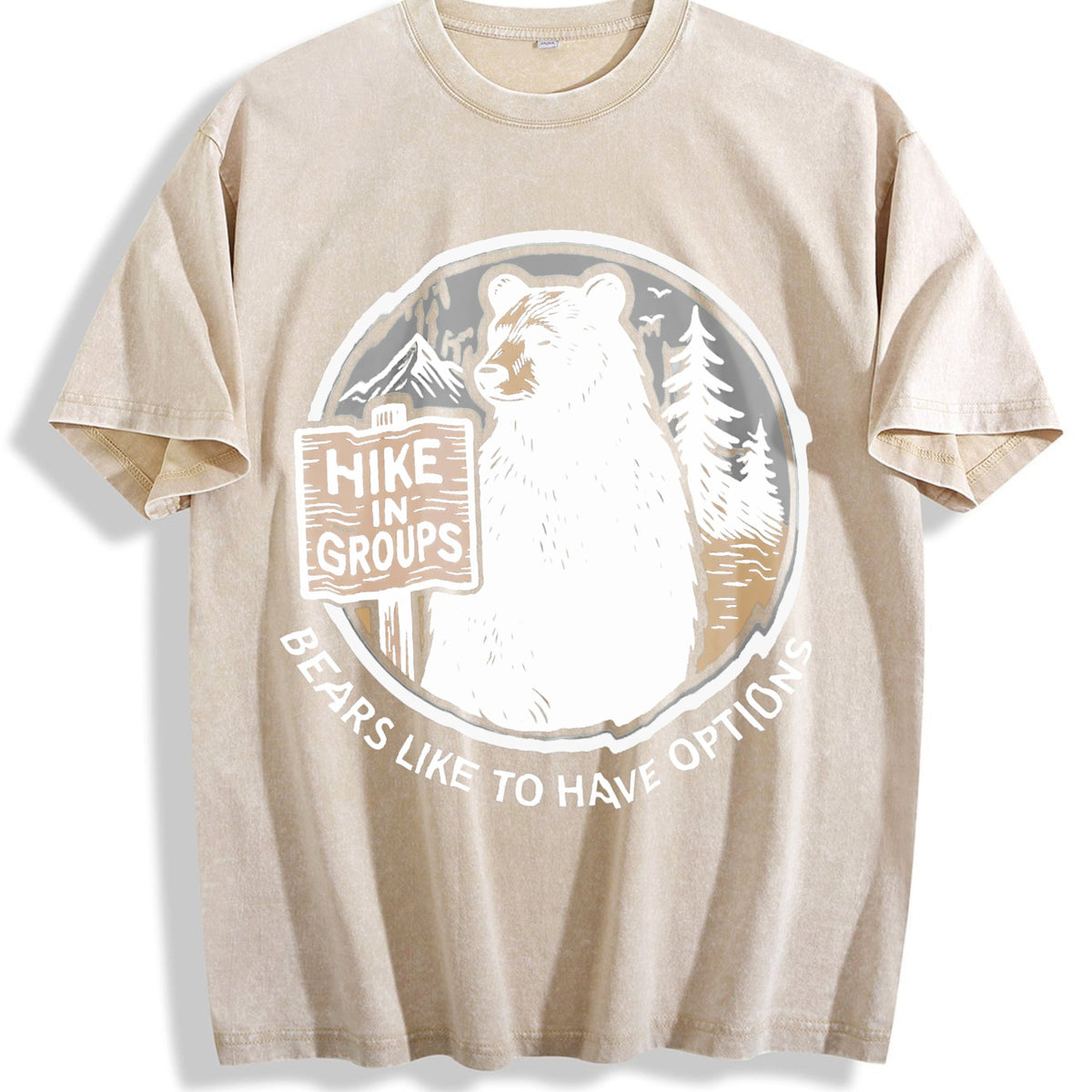 Hike In Groups Bears Like To Have Options Vintage Washed product image 1