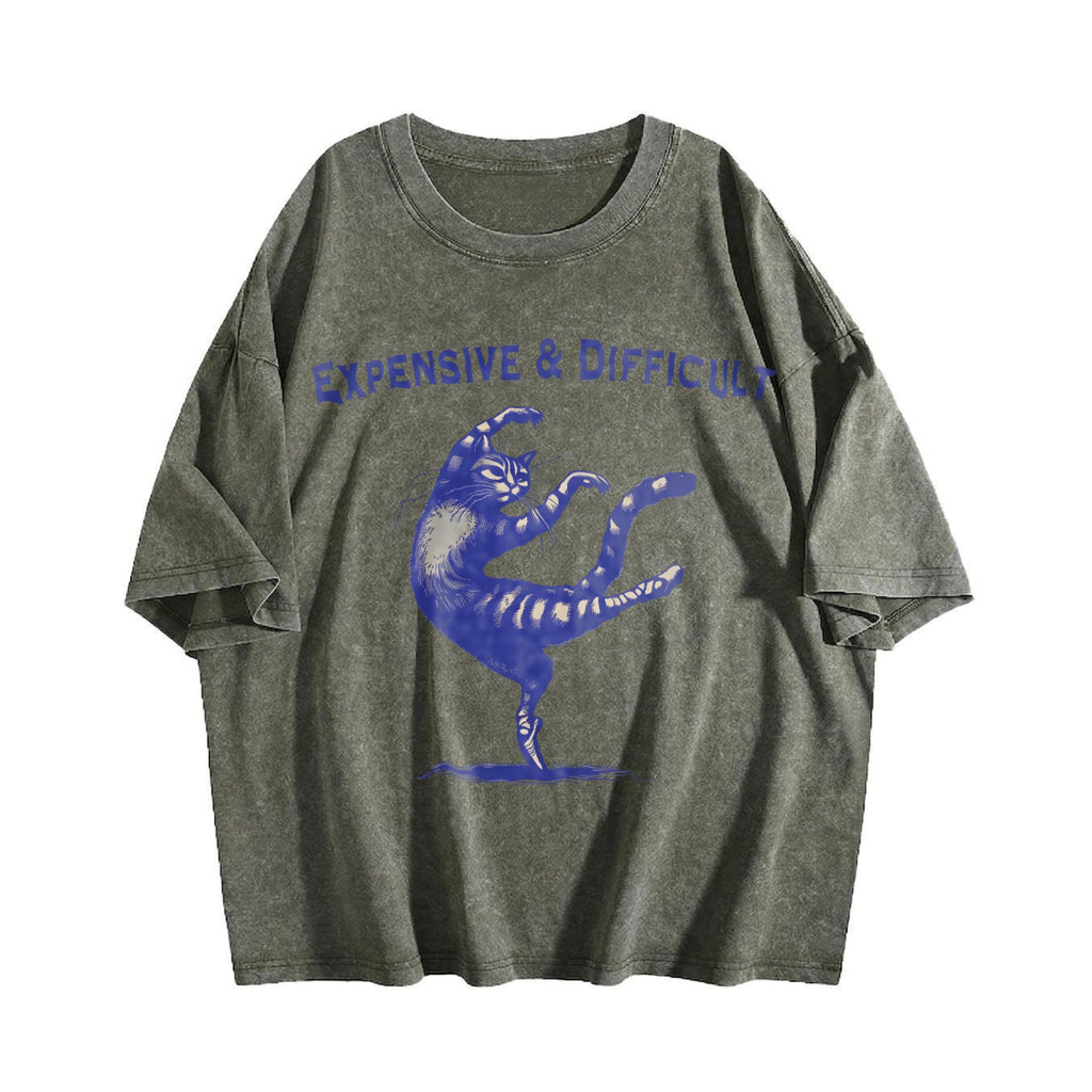 Expensive And Difficult Dancing Cat Funny 90s Vintage product image 4