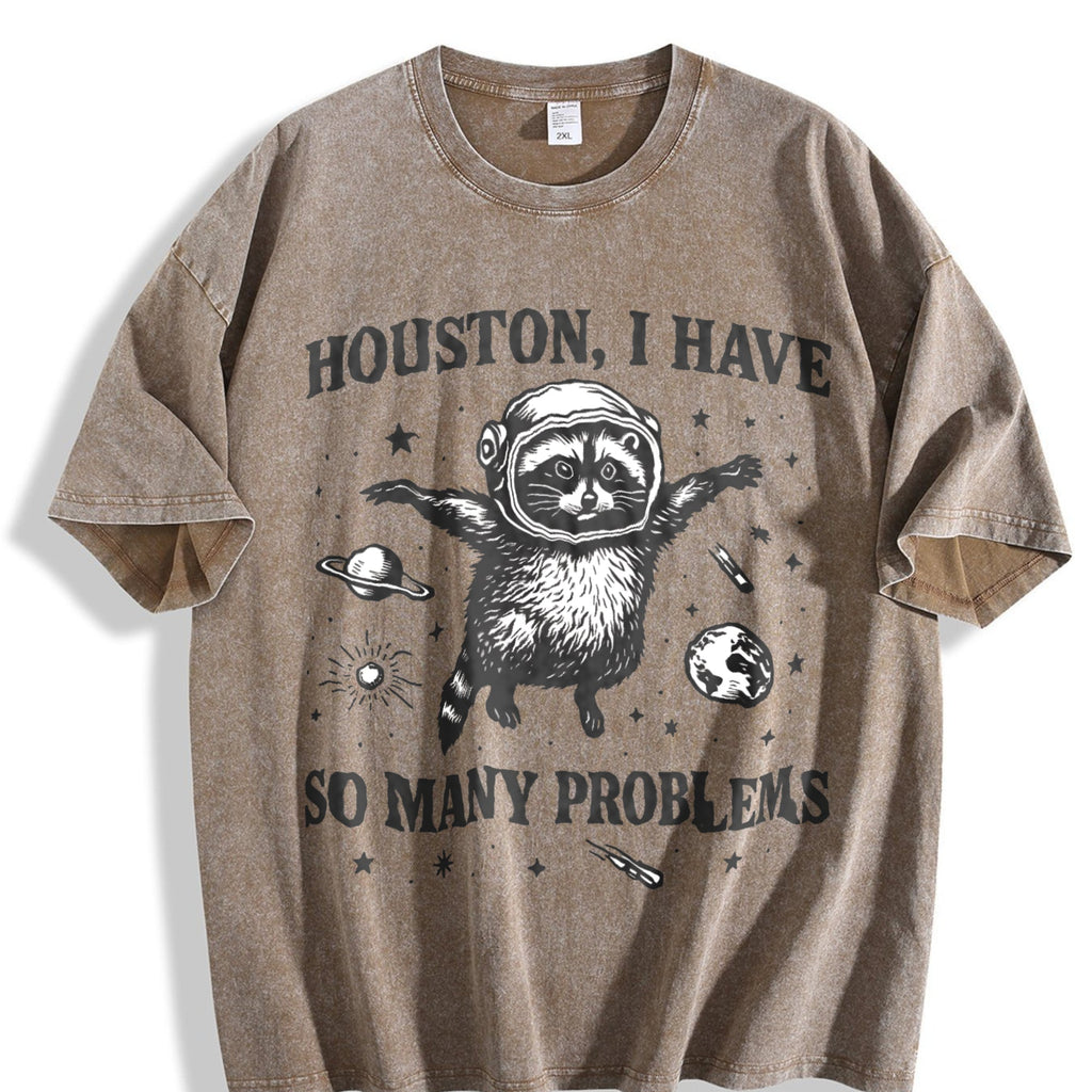 Houston I Have So Many Problems - Funny Space Raccoon product image 3