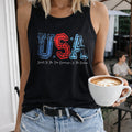 USA Patriotic Women's Tank Top