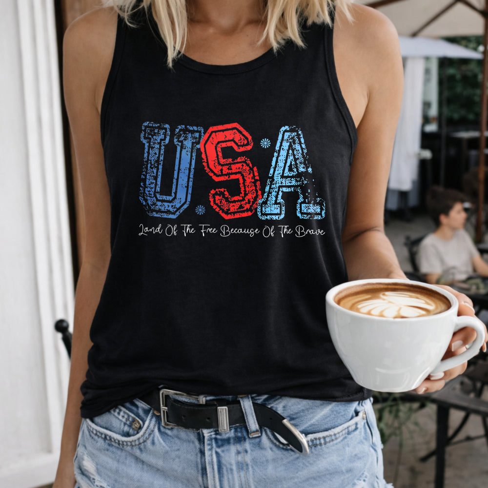 USA Patriotic Women's Tank Top