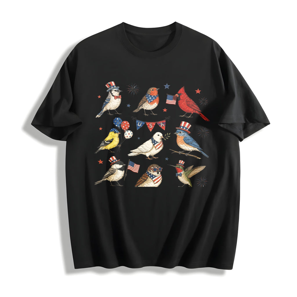USA 250th Anniversary Bird Cotton T-Shirt product image 1
