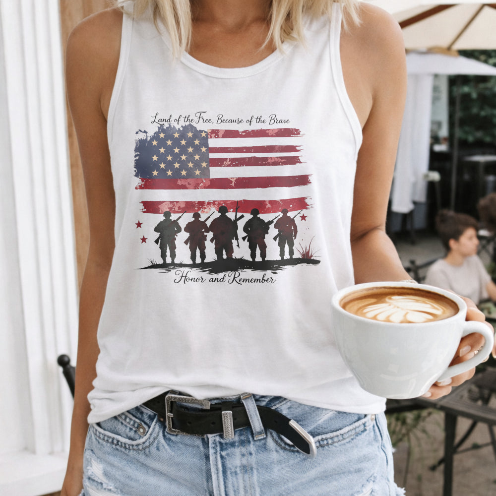 Land Of The Free Women's Tank Top