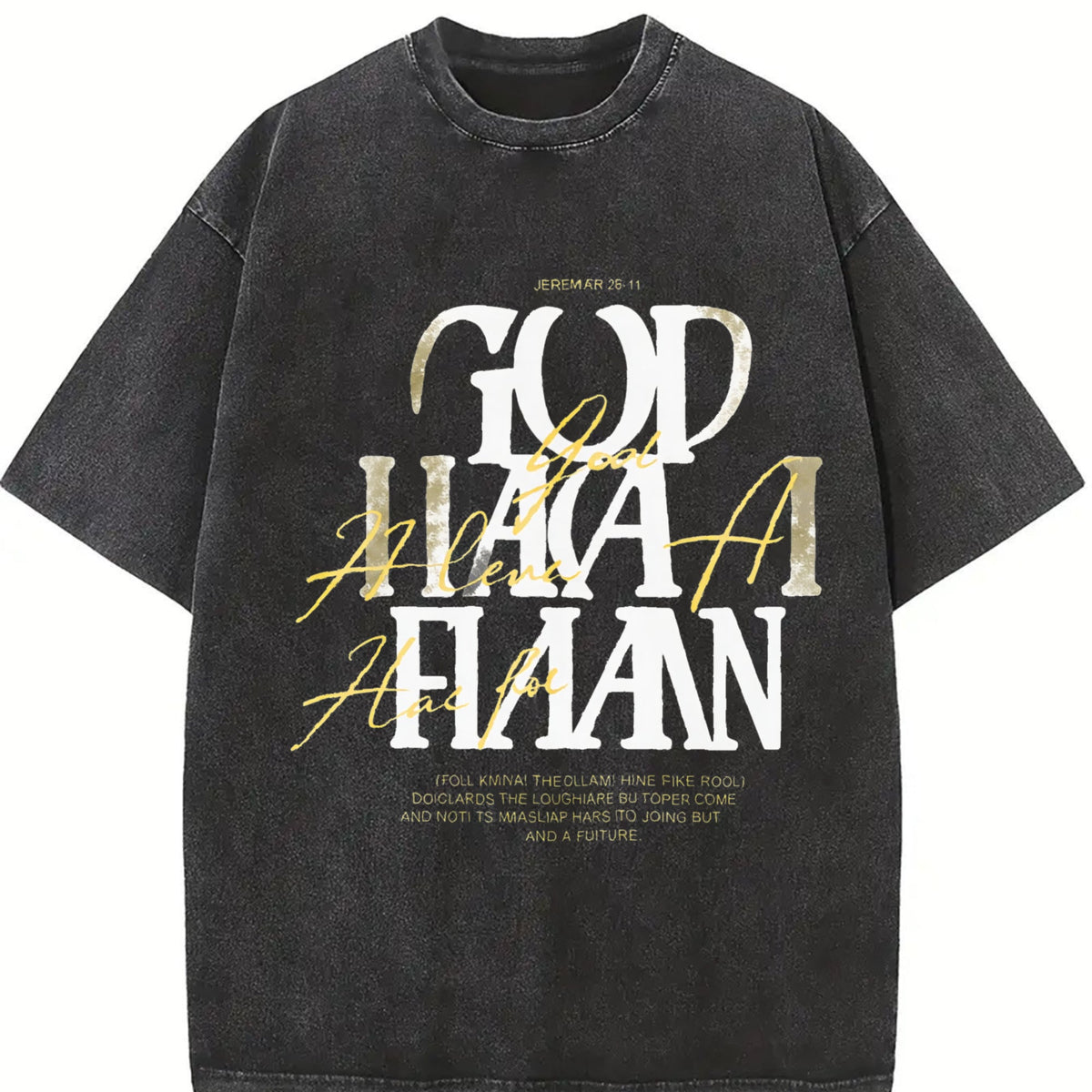 Christian - God Has A Plan Jeremiah 29:11 Vintage Washed product image 2