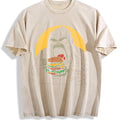 Gorilla Eating Hamburger 90s Vintage Washed T-Shirt product image 1