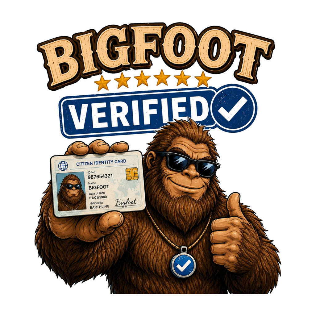 Bigfoot Verified Official ID Card