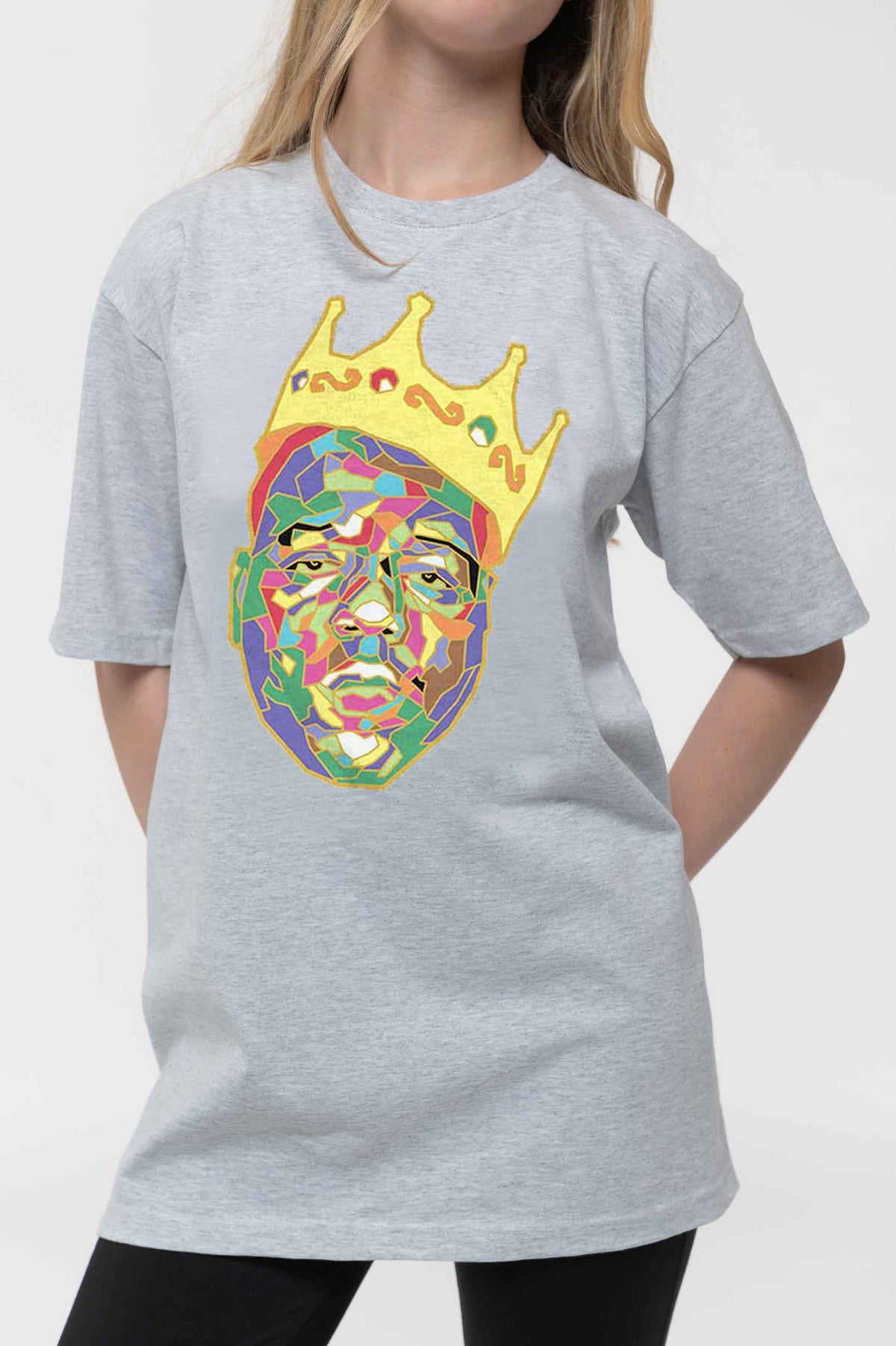 Biggie Smalls Kids Crown Logo Heather T Shirt product image 3