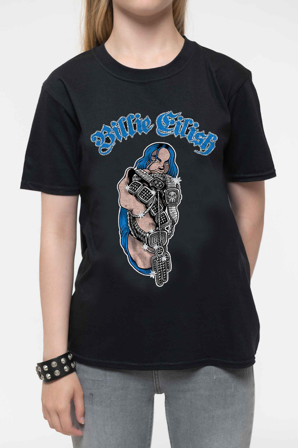 Billie Eilish Kids Bling Logo T Shirt product image 3