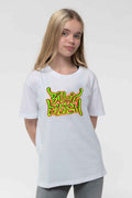 Billie Eilish Kids Graffiti Logo White T Shirt product image 1