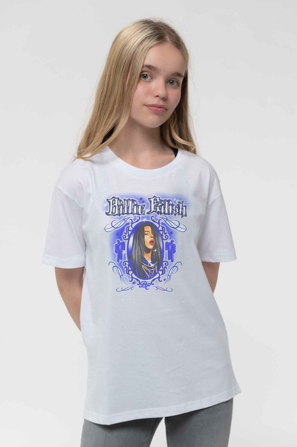 Billie Eilish Kids Airbrush Photo T Shirt product image 1