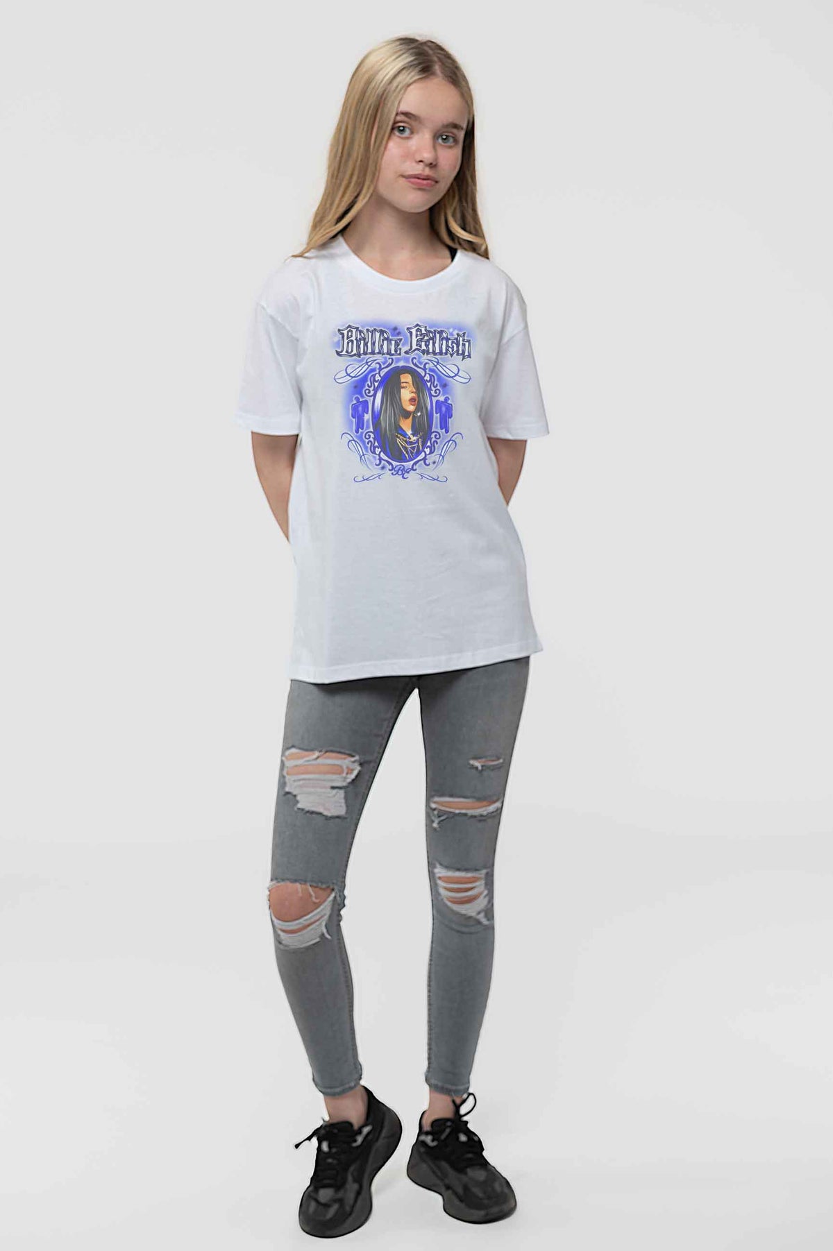 Billie Eilish Kids Airbrush Photo T Shirt product image 2