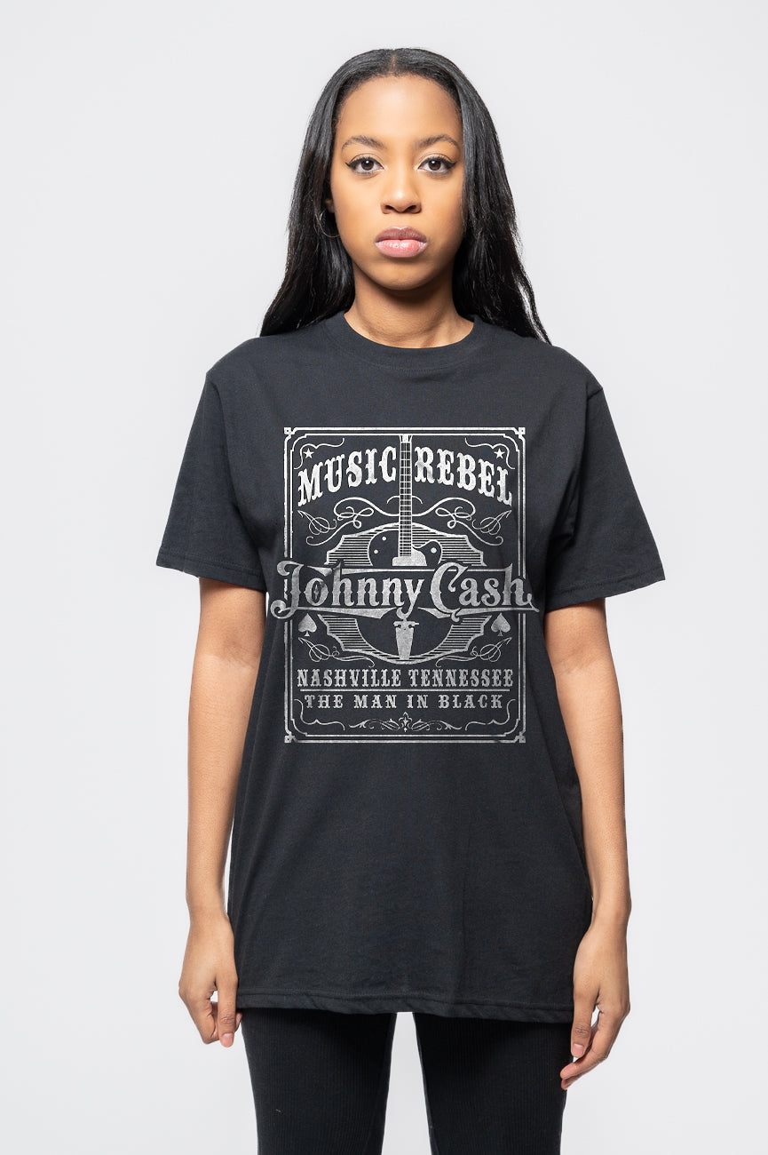 Johnny Cash Music Rebel T Shirt product image 1