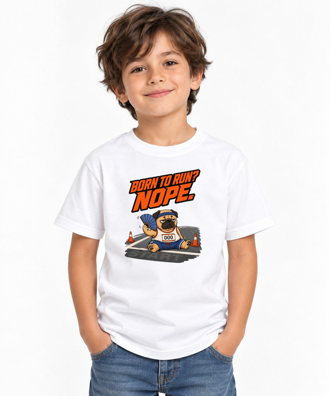 Born to Run Nope Pug product image 1
