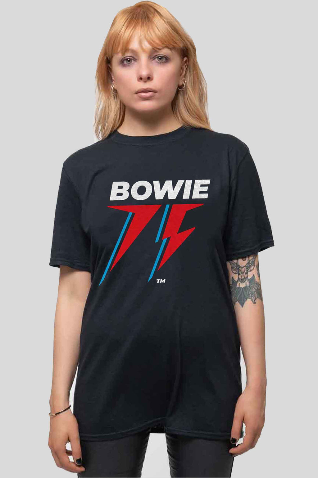 David Bowie 75th Flash Logo T Shirt product image 1