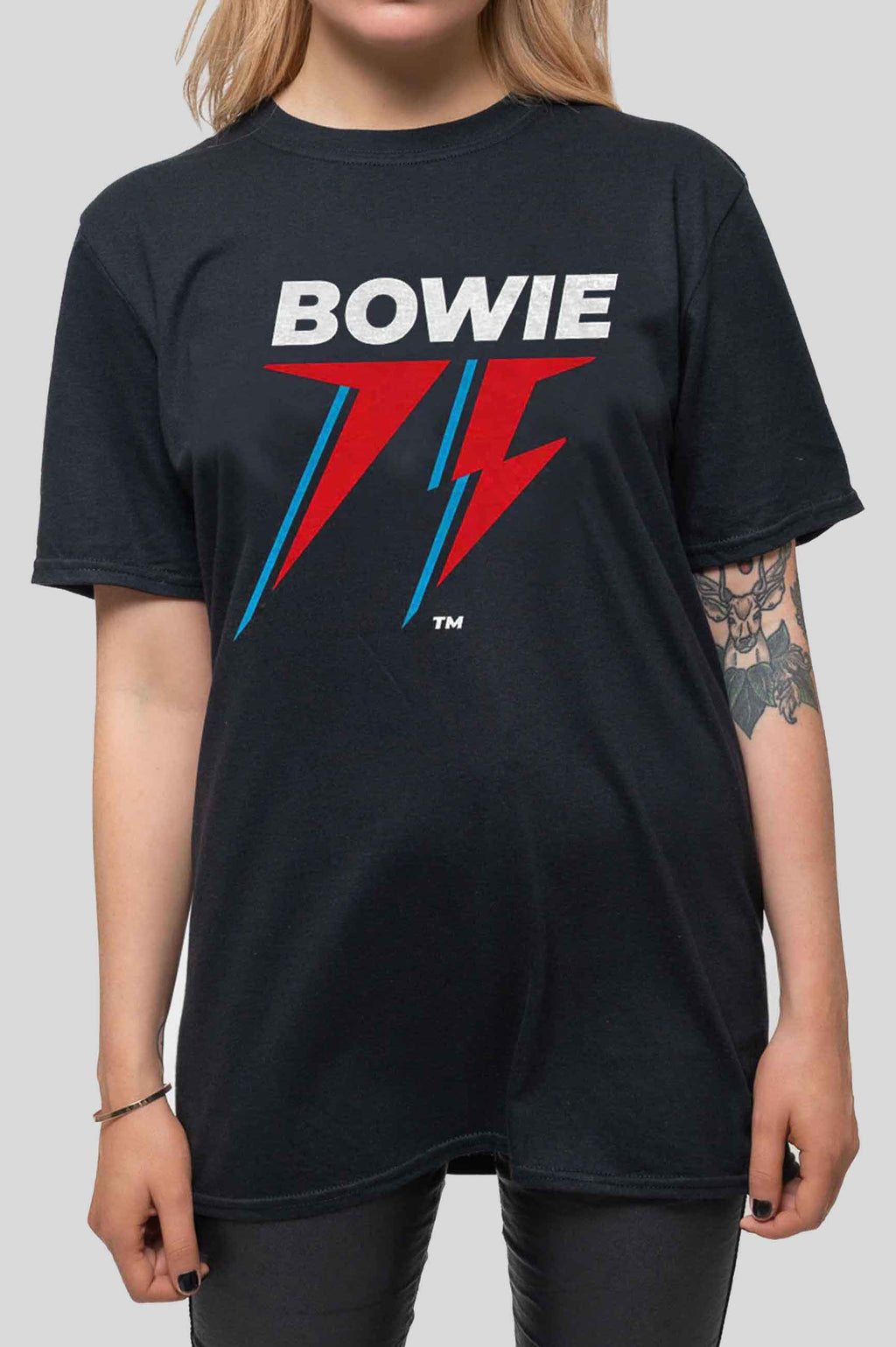 David Bowie 75th Flash Logo T Shirt product image 3