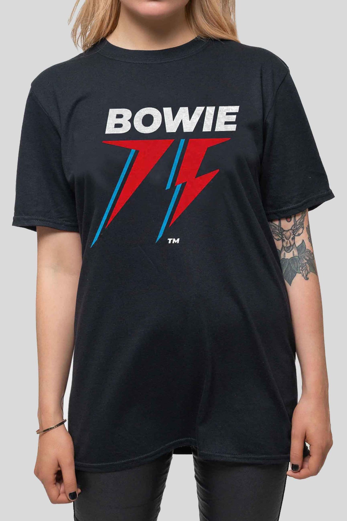 David Bowie 75th Flash Logo T Shirt product image 3