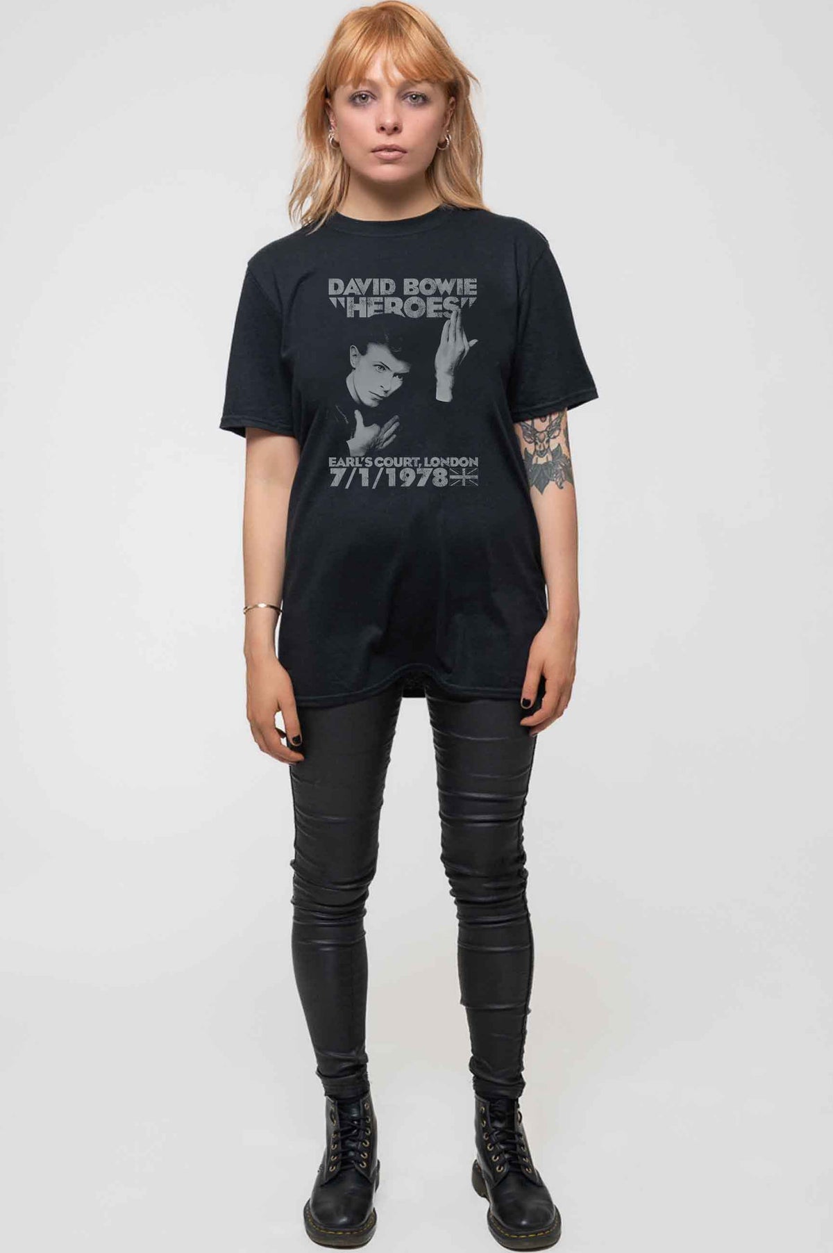 David Bowie Heroes Earls Court 1978 T Shirt product image 2