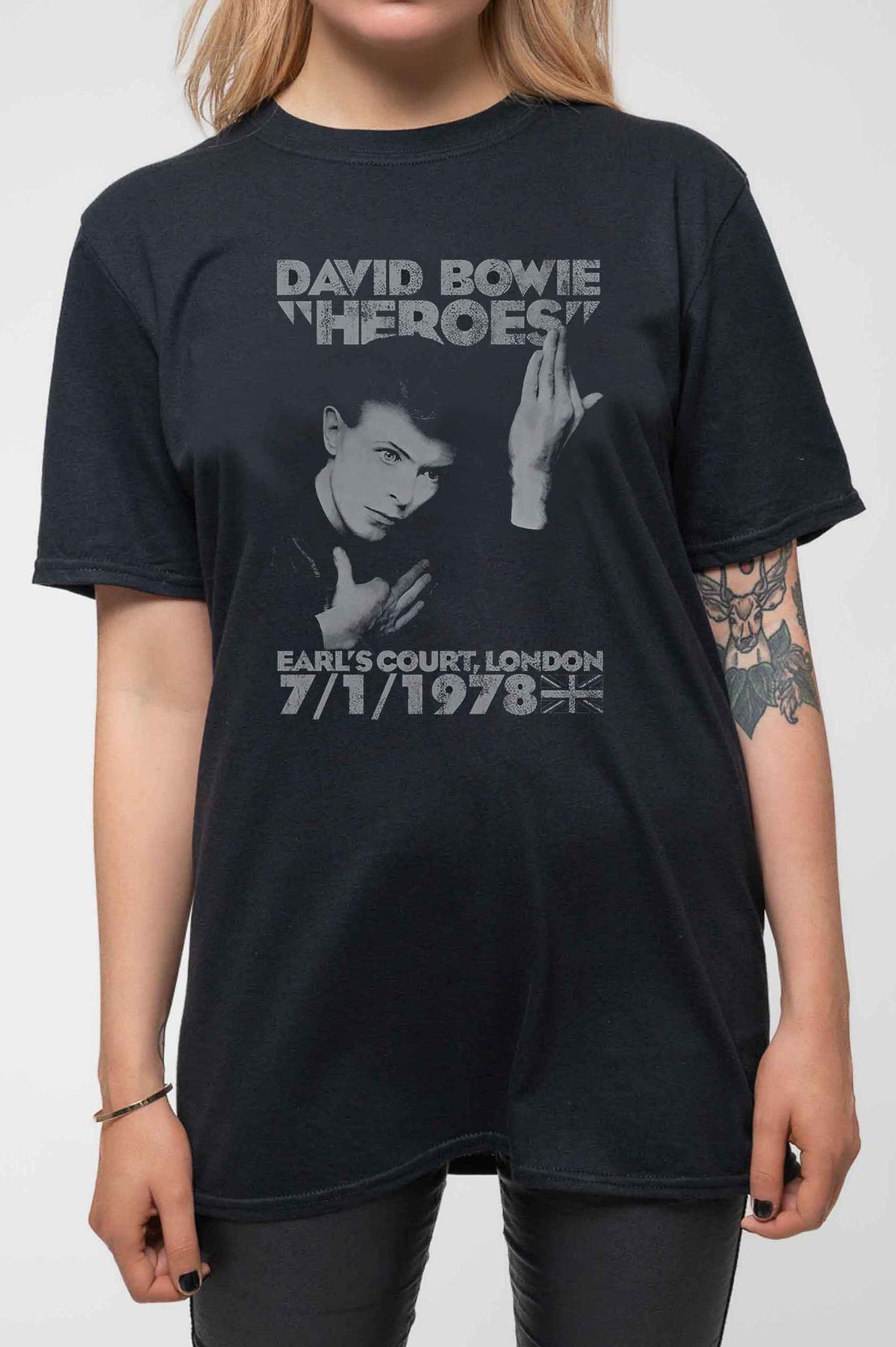 David Bowie Heroes Earls Court 1978 T Shirt product image 3