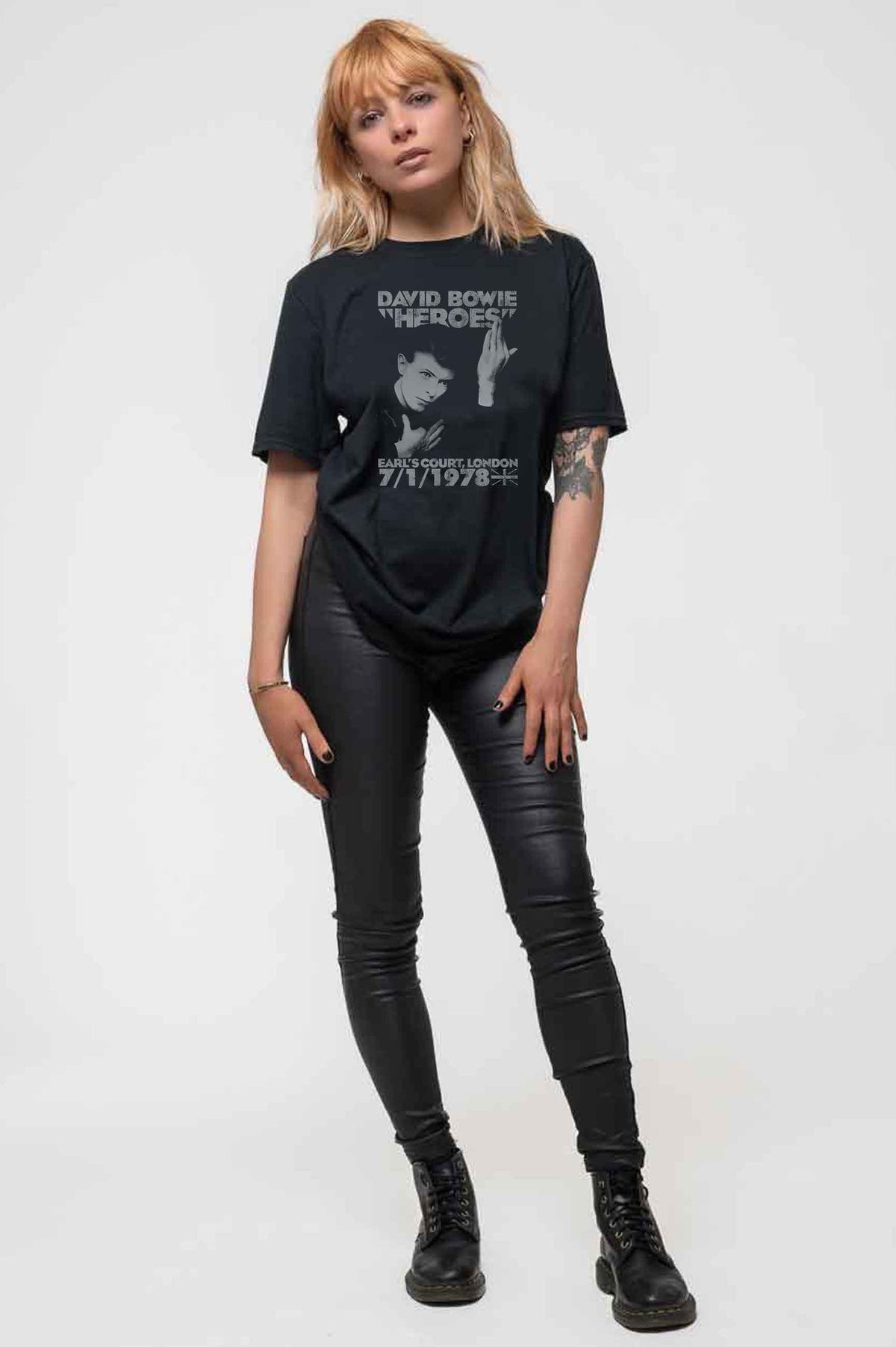 David Bowie Heroes Earls Court 1978 T Shirt product image 5