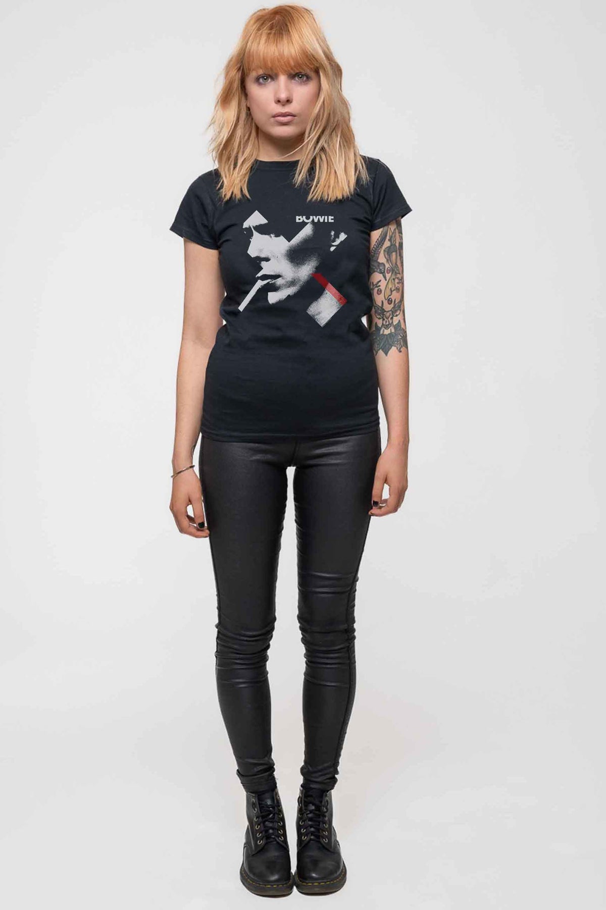 David Bowie X Smoke Skinny Fit T Shirt product image 2