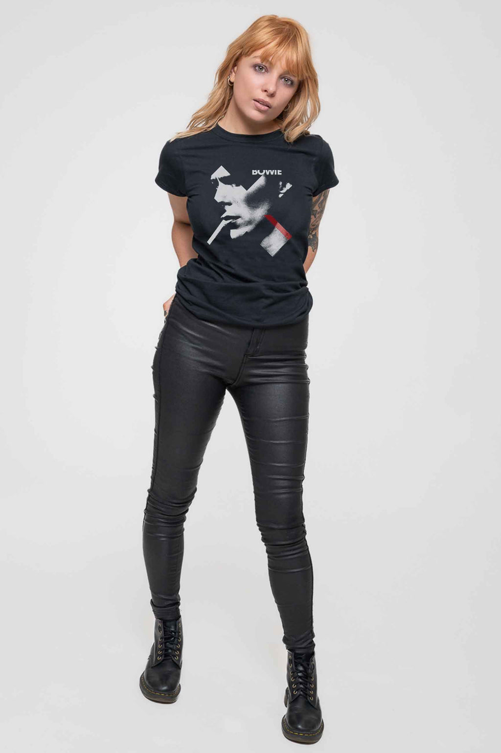 David Bowie X Smoke Skinny Fit T Shirt product image 5