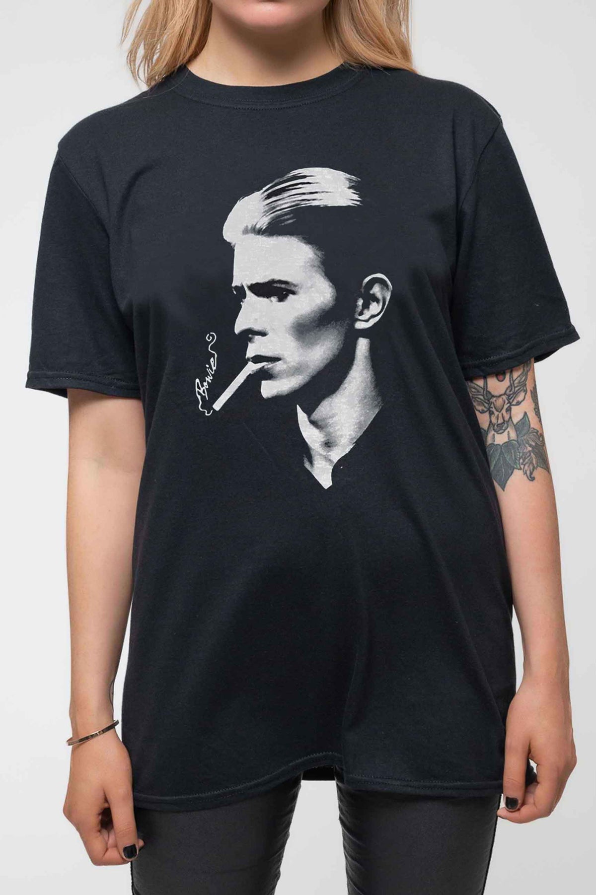 David Bowie Smoke Side profile T Shirt product image 3