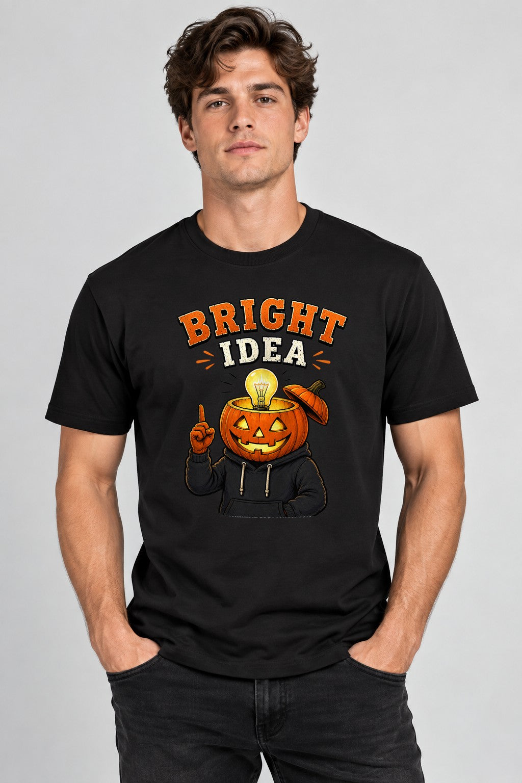 Bright Idea Pumpkin Head Halloween Humor product image 2