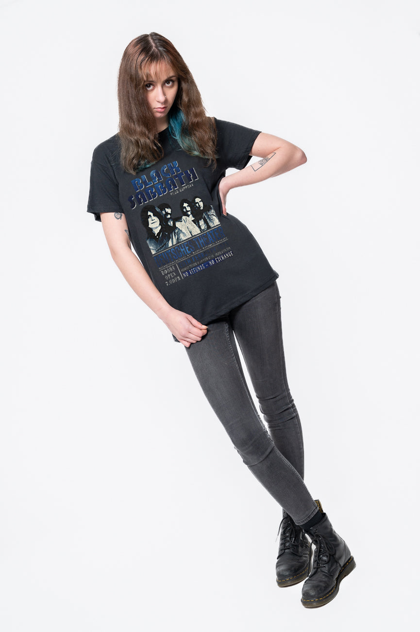 Black Sabbath Deutsches Theater 73 Poster T Shirt