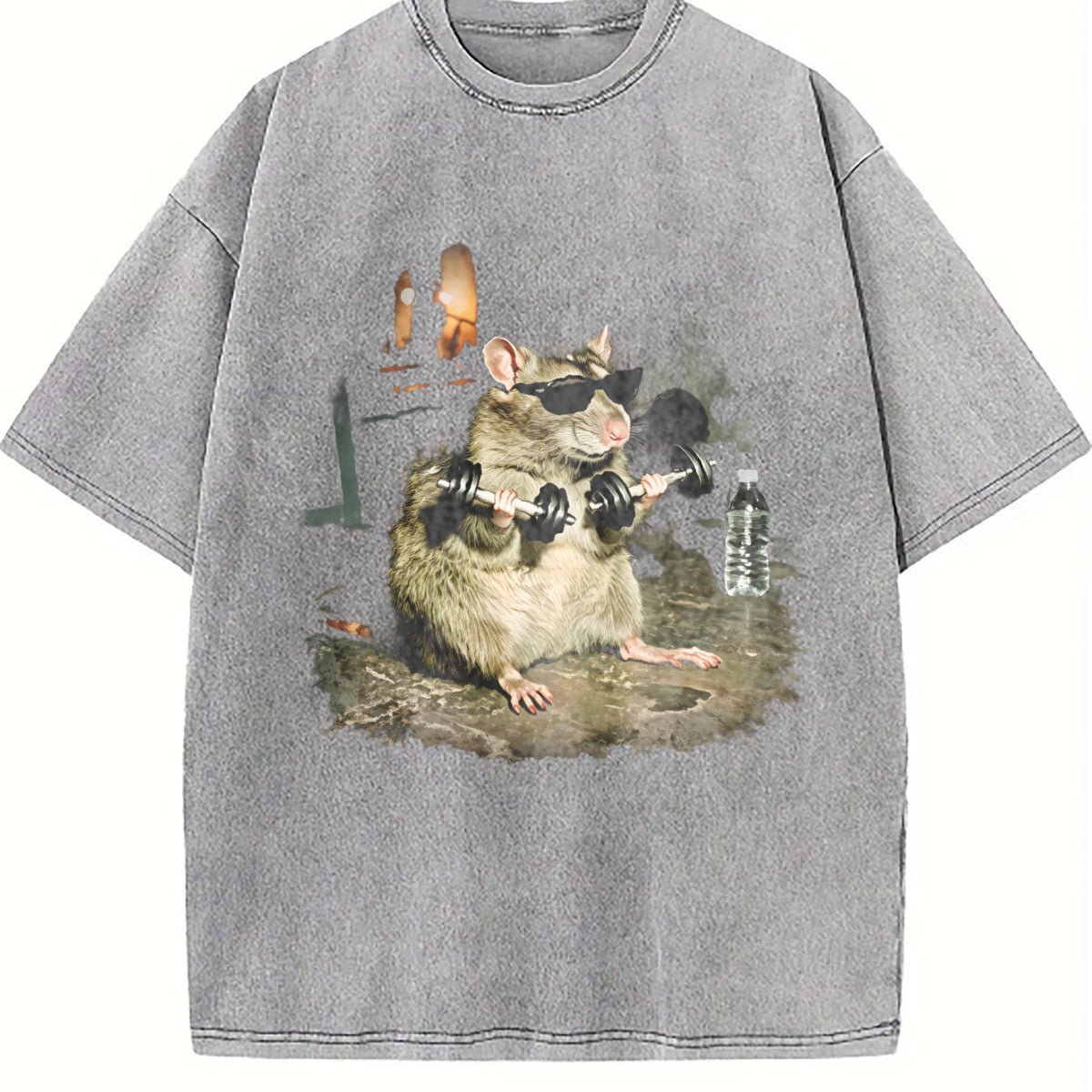 Cool Raccoon with Sunglasses Vintage Washed T-Shirt product image 5