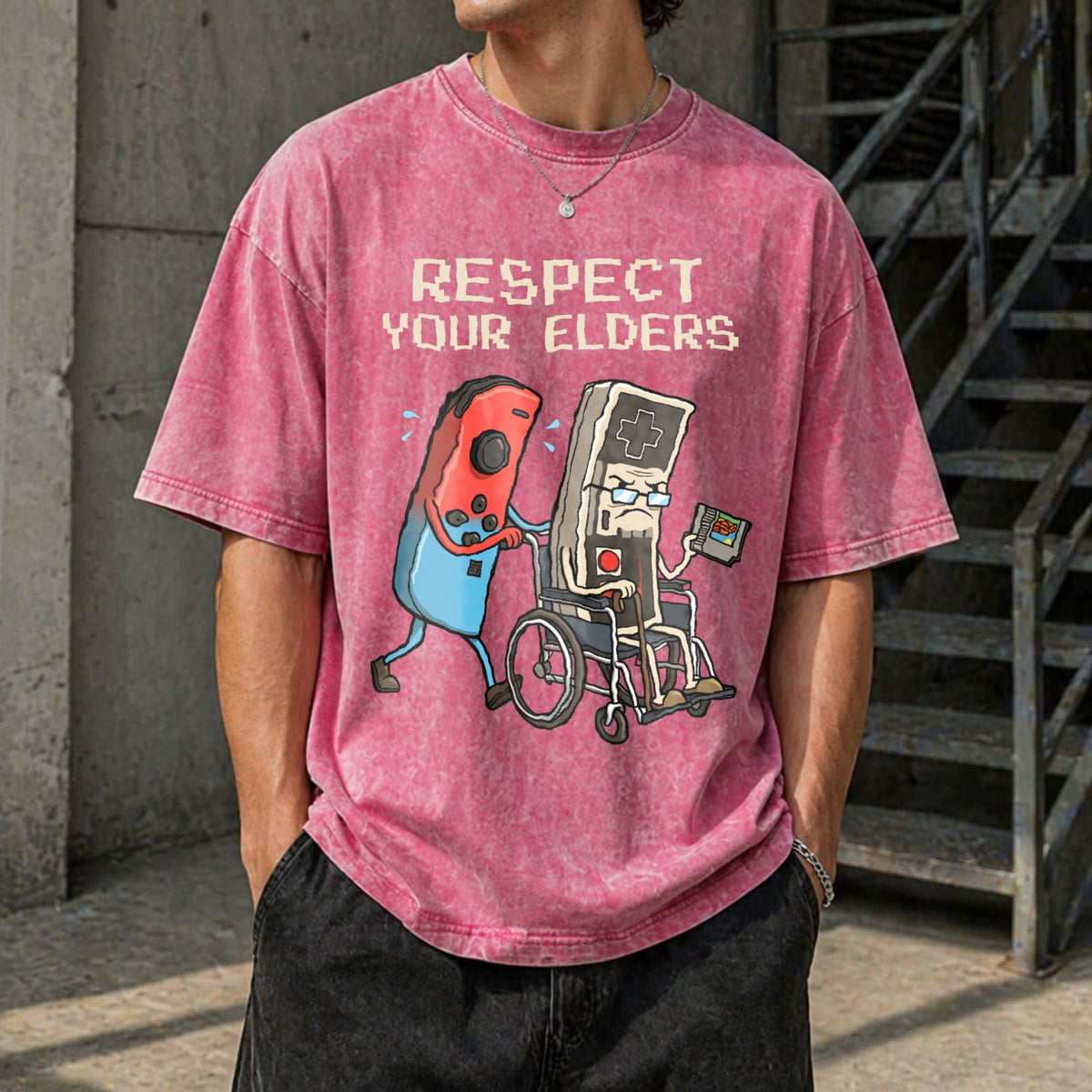 Respect Your Elders Vintage Washed T-Shirt product image 7