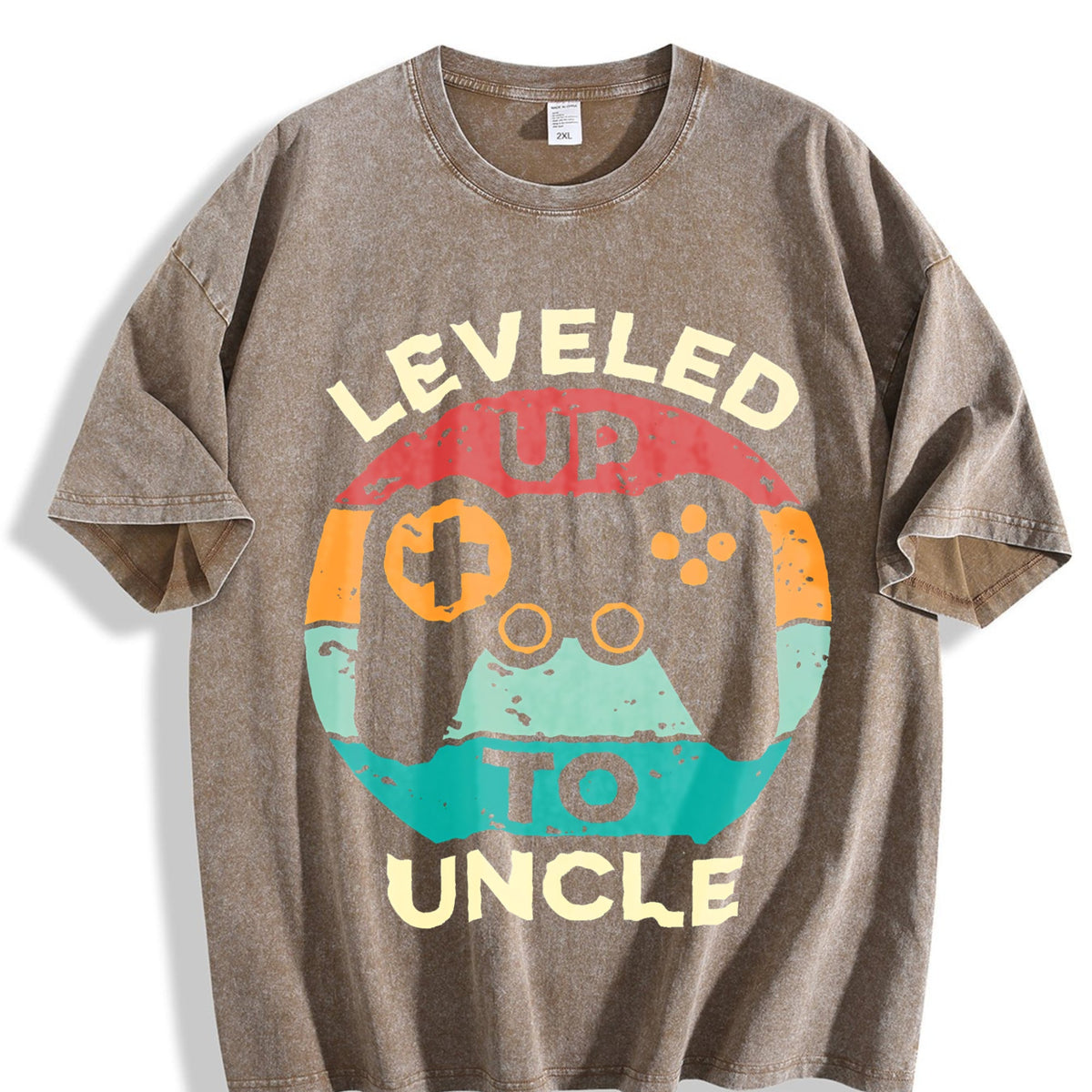 Leveled Up To Uncle Vintage Washed T-Shirt product image 3