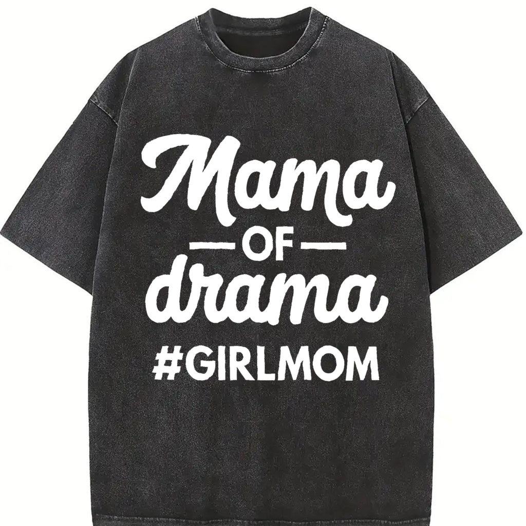 Mama Of Drama Vintage Washed T-Shirt product image 2