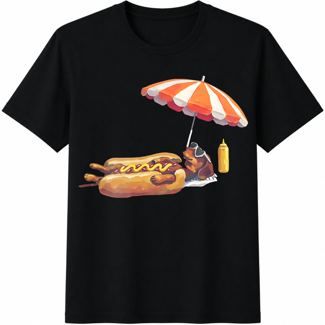 Funny Dachshund Hotdog Wiener Dog Cute Summer Beach product image 1