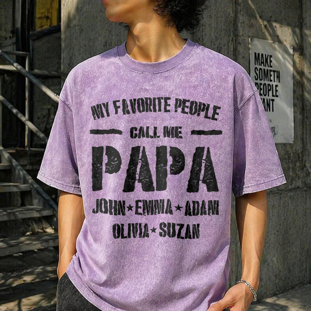 Papa Vintage Washed T-Shirt product image 6