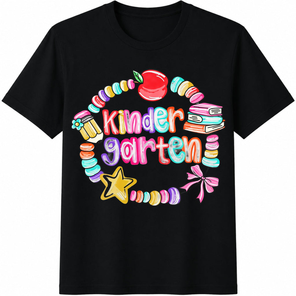 Kindergarten Friendship Bracelet : Girls First Day Of School Cotton T-Shirt