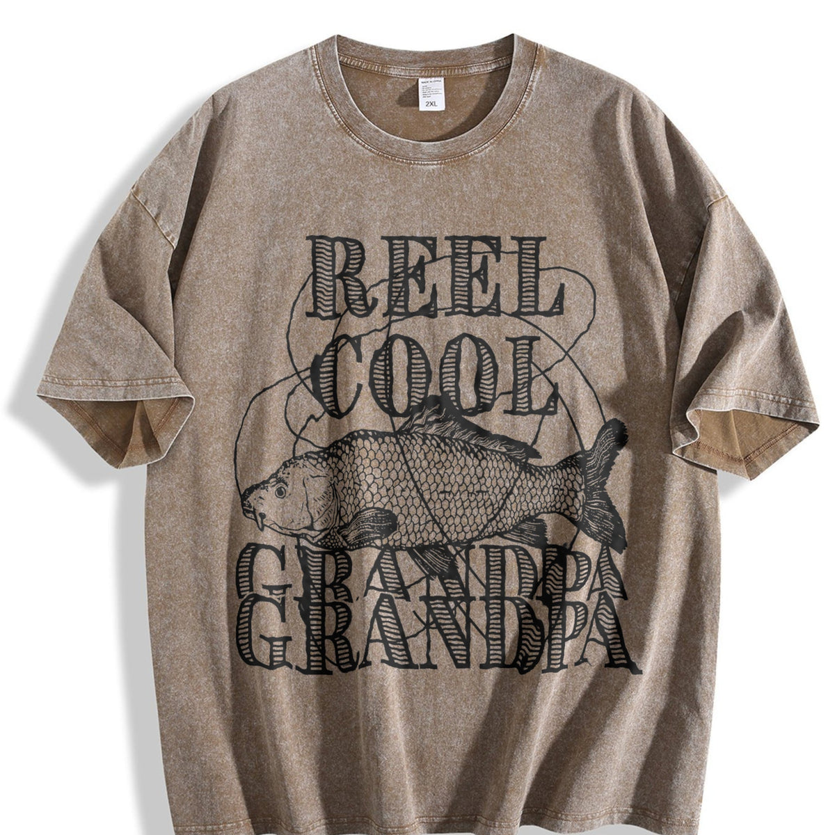 Dad Fishing Funny Father's Day Reel Cool Papa Vintage product image 3