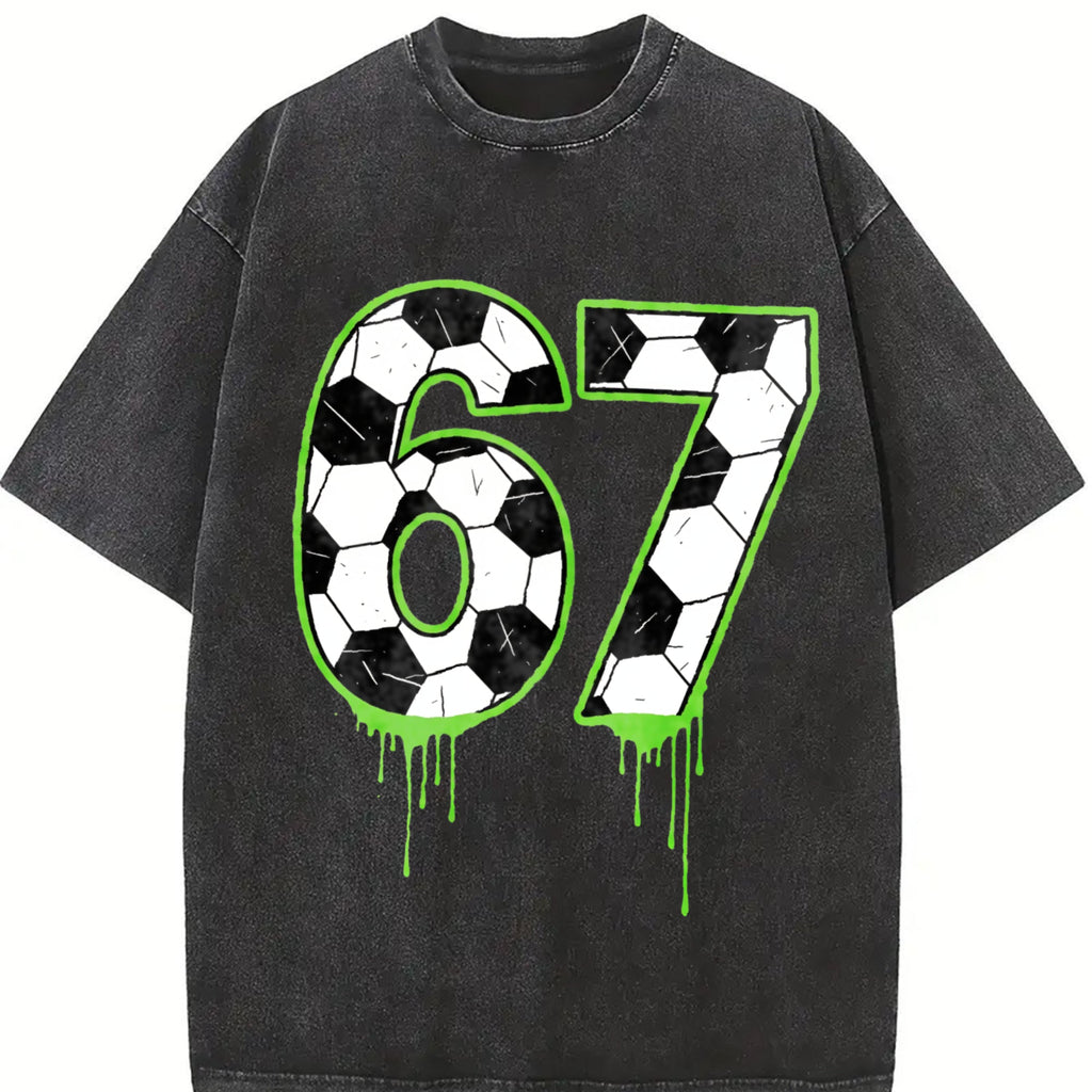 Global Soccer Fan Vintage Washed T-Shirt product image 2