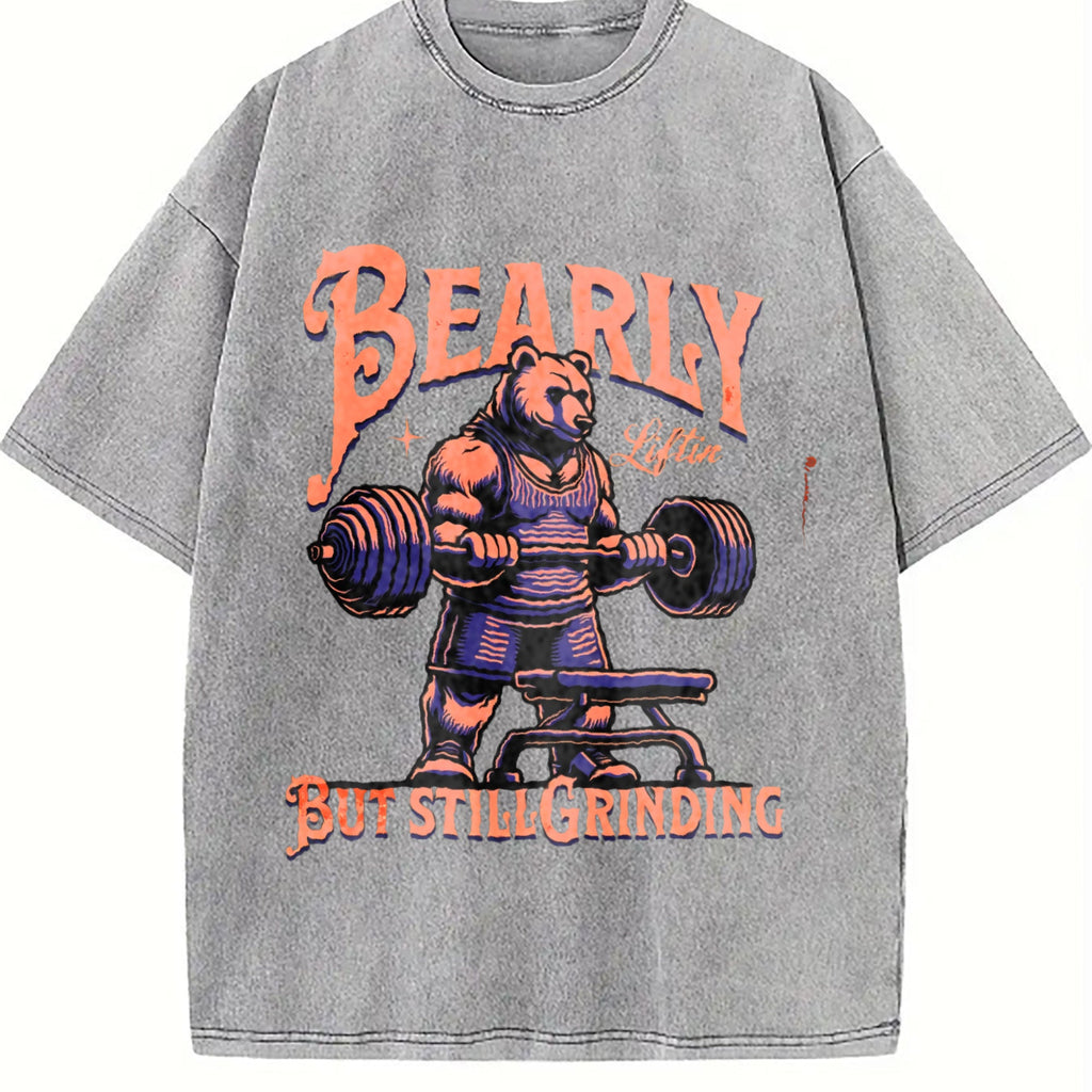 Gym Motivation Vintage Washed T-Shirt product image 5