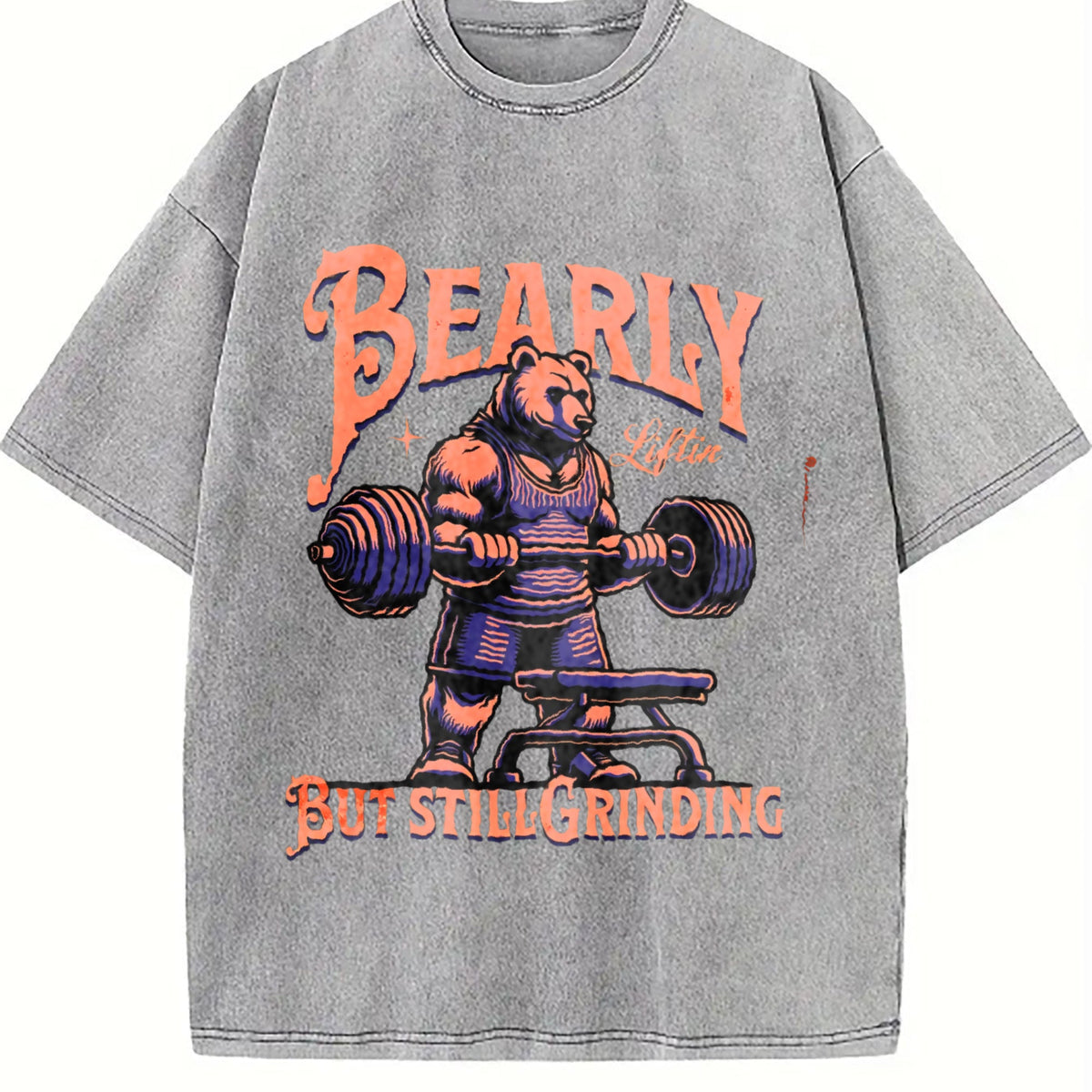 Gym Motivation Vintage Washed T-Shirt product image 5