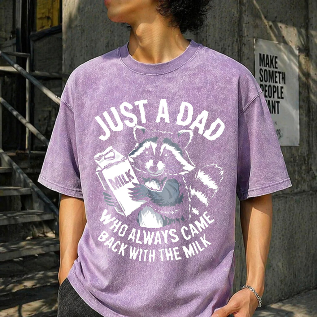 Just A Dad Who Always Came Back With The Milk Vintage product image 6