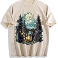 Bigfoot And Alien 90s Vintage Washed T-Shirt product image 1