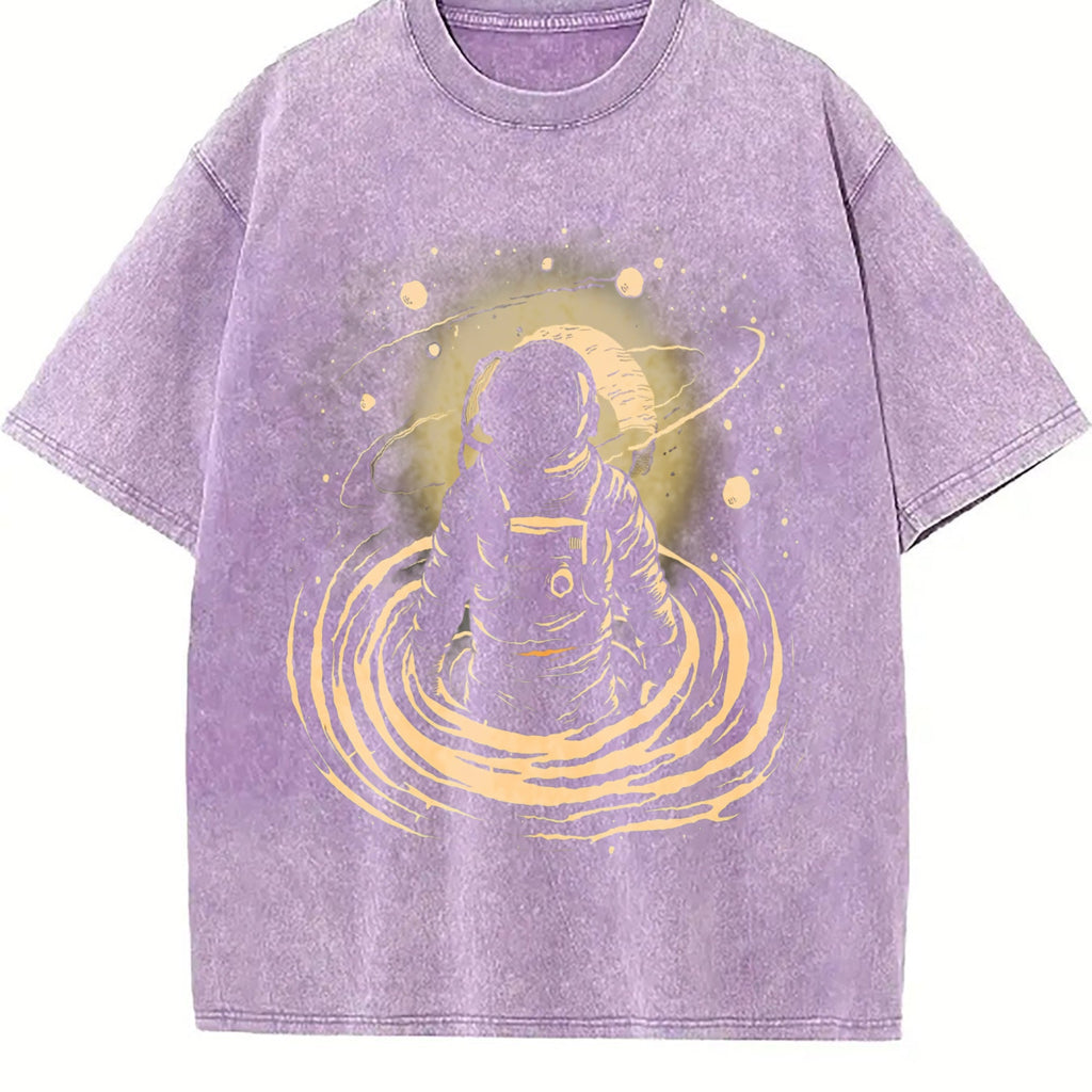 Astronaut In The Space Vintage Washed T-Shirt product image 6