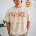 Grandpa With Grandkids Names Vintage Washed T-Shirt product image 1