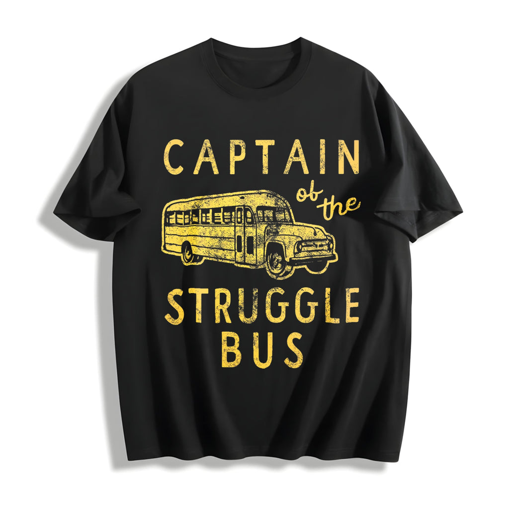 Captain Of The Struggle Bus Funny Sarcastic School Novelty product image 1