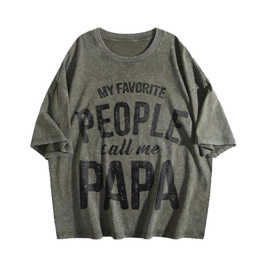 My Favorite People Call Me Papa Funny Humor Father Vintage product image 4