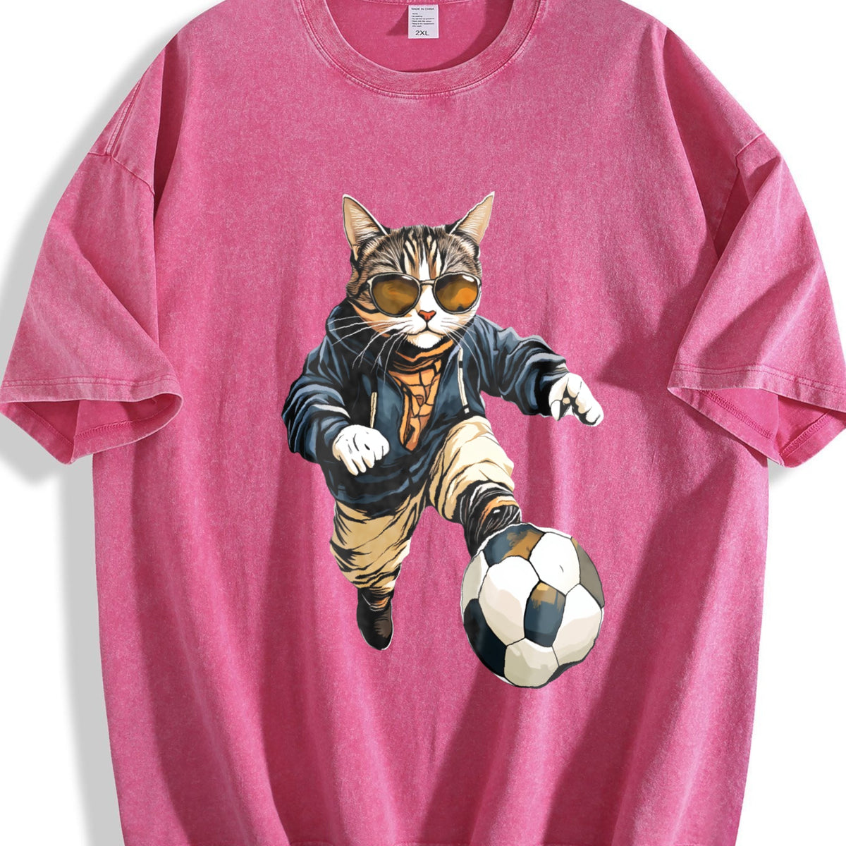 Global Soccer Fan Vintage Washed T-Shirt product image 7